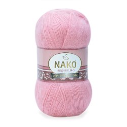 Nako Angora Luks цвет 10325 Nako 5% мохер, 15 % шерсть, 80% премиум акрил, длина в мотке 550 м.