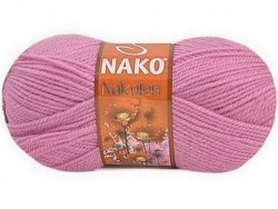Nako Nakolen цвет 1249 сиреневый Nako 49% шерсть, 51% премиум акрил, длина в мотке 210 м.