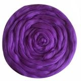 Полутонкая шерсть для валяния цвет 78 фиолетовый Троицкая камвольная фабрика 100% шерсть, моток 100 гр. длина в мотке 75 м.