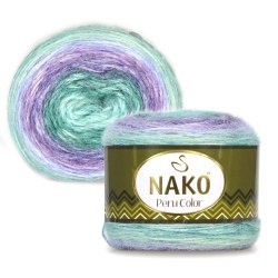Nako Peru Color цвет 32415 Nako 25% альпака, 25% шерсть, 50% акрил, длина в мотке 310 м.