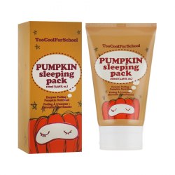 Ночная маска Pumpkin Sleeping Pack, основанная на экстракте тыквы, от известной корейской марки Too cool for school