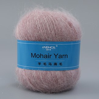 Menca Mohair Yarn цвет 39 Menca 50% мохер, 30% нейлон, 20% шерсть,длина в мотке 615 м.