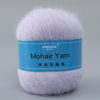 Menca Mohair Yarn цвет 42 Menca 50% мохер, 30% нейлон, 20% шерсть,длина в мотке 615 м.