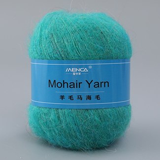 Menca Mohair Yarn цвет 43 Menca 50% мохер, 30% нейлон, 20% шерсть,длина в мотке 615 м.