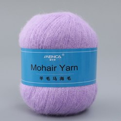 Menca Mohair Yarn цвет 61 Menca 50% мохер, 30% нейлон, 20% шерсть,длина в мотке 615 м.