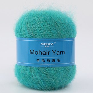 Menca Mohair Yarn цвет 62 Menca 50% мохер, 30% нейлон, 20% шерсть,длина в мотке 615 м.