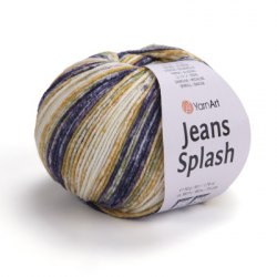 Yarn Art Jeans Splash цвет 953 Yarn Art 55% хлопок, 45% акрил, длина в мотке 160 м.