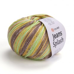 Yarn Art Jeans Splash цвет 958 Yarn Art 55% хлопок, 45% акрил, длина в мотке 160 м.