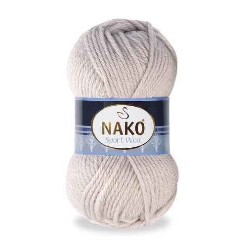 Nako Sport Wool цвет 3079 Nako 25% Шерсть, 75% Премиум акрил, моток 100 гр. длина в мотке 120 м.