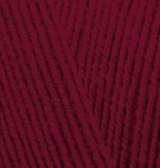 Alize Superlana Midi цвет 57 бордо. ОСТАТОК 5 мотков!!! Alize 25% шерсть, 75% акрил, длина в мотке 170 м.