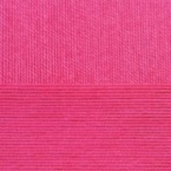 Жемчужная, цвет 439 малиновый. ОСТАТОК 5 мотков!!! ООО Пехорский текстиль 50% хлопок, 50% вискоза, длина 425м в мотке