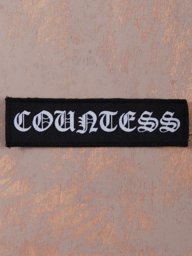 COUNTESS - Logo Нашивка Black Metal