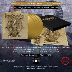 ROTTING CHRIST - Lucifer over Athens 4LP Boxed Set Dark Metal