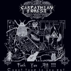 CARPATHIAN FOREST - Fuck You All !!!! - Caput Tuum In Ano Est CD Black Metal