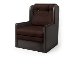 Кресло-кровать «Классика Д» шоколад и рогожка