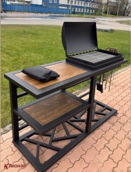Мангал СМ-6 Пионэр в стиле Loft