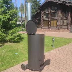 Печь - бочка сжигания мусора Золушка-300 4 мм