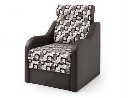 Кресло-кровать «Классика В» шоколад и ромб