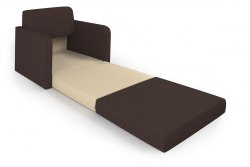 Кресло-кровать «Бит Куба» шоколад
