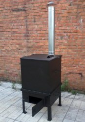 Печь - контейнер для сжигания мусора "Уголек" 325 Л (Pionehr)