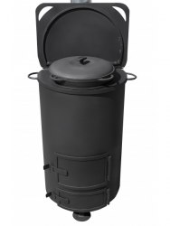 Печь для казана/сжигания мусора СМ-80. 260л., 4мм