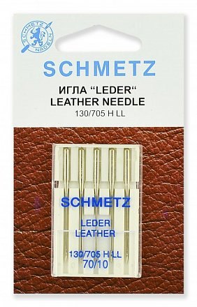 Иглы для кожи №70, 5шт. Schmetz