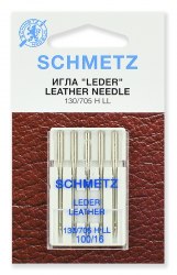 Иглы для кожи Schmetz 130/705Н LL № 100