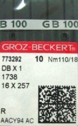 Иглы Groz-Beckert DBx1 R №110/18
