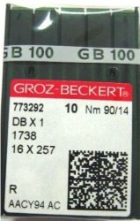 ИГЛЫ Groz-Beckert DBx1 R № 90/14