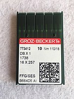 ИГЛЫ Groz-Beckert DBX1 № 110/18 FFG/SES