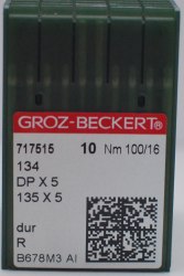 ИГЛЫ Groz-Beckert DPx5 (134) №100/16