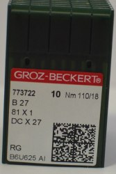 Игла Groz-Beckert B-27 (DCx27) № 110/18 (R)