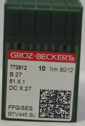 Игла Groz-Beckert B-27 (DCx27) № 80/12 FFG/SES