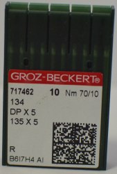 Игла Groz-Beckert DPx5 (134) №70/10 (R)
