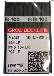 Игла Groz-Beckert DBx1 №90/14 LR/RTW (Германия)для кожи