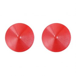 Пестисы металлические мерцающие (красный круг) / арт. 21021-13кк