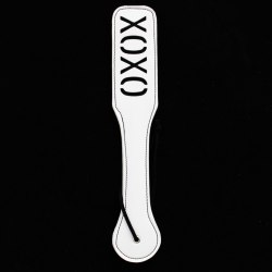 Шлёпалка белая с трафаретом "XOXO" / арт. 20083-60x