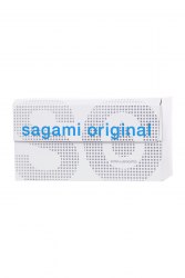 Презервативы полиуретановые Sagami "Увеличенные EXTRA LUB" 0.02 (12 шт, Япония) / арт. пп-22с