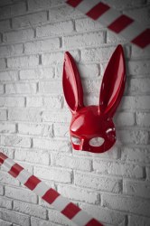 Маска кролика красная "Red Rabbit" / арт. 226-62