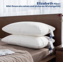 Высокая подушка Betten Bähren с уникальным наполнителем (48*74, Германия) / арт. 229-31