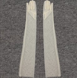 Перчатки длинные натуральные "Вуаль ZERO LONG" / арт. 21101-51н