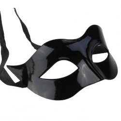 Маска пластиковая черная "Zorro" / арт. 234-25