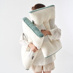 Подушка хлопковая с гречневой лузгой (48*74 см.) / арт. 286-1