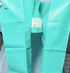 Одноразовый чехол для крышки унитаза на клейких полосках (1 шт.) / арт. 287-184