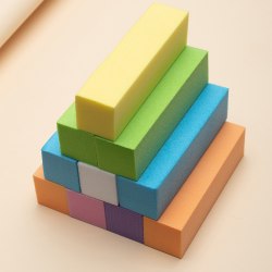 Брусок шлифовальный 4-х сторонний (цветной) / арт. 289-121