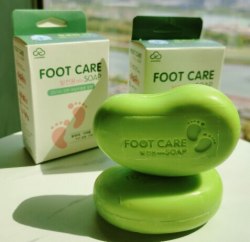 Мыло для ног зеленое от пота и неприятного запаха "Foot Care Soap" / арт. 244-65