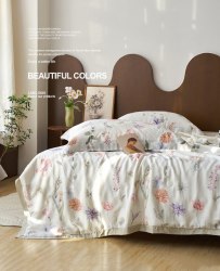 Комплект постельного белья с одеялом из эвкалиптового волокна (лиоцелл) TENCEL™ / арт. 260-20
