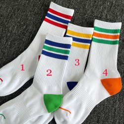 Носки цветные в корейском стиле (в ассортименте) / арт. 246-46