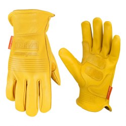 Перчатки кожаные желтые OZERO / арт. 228-86ж