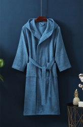 Махровый хлопковый халат в японском стиле / арт. 246-52